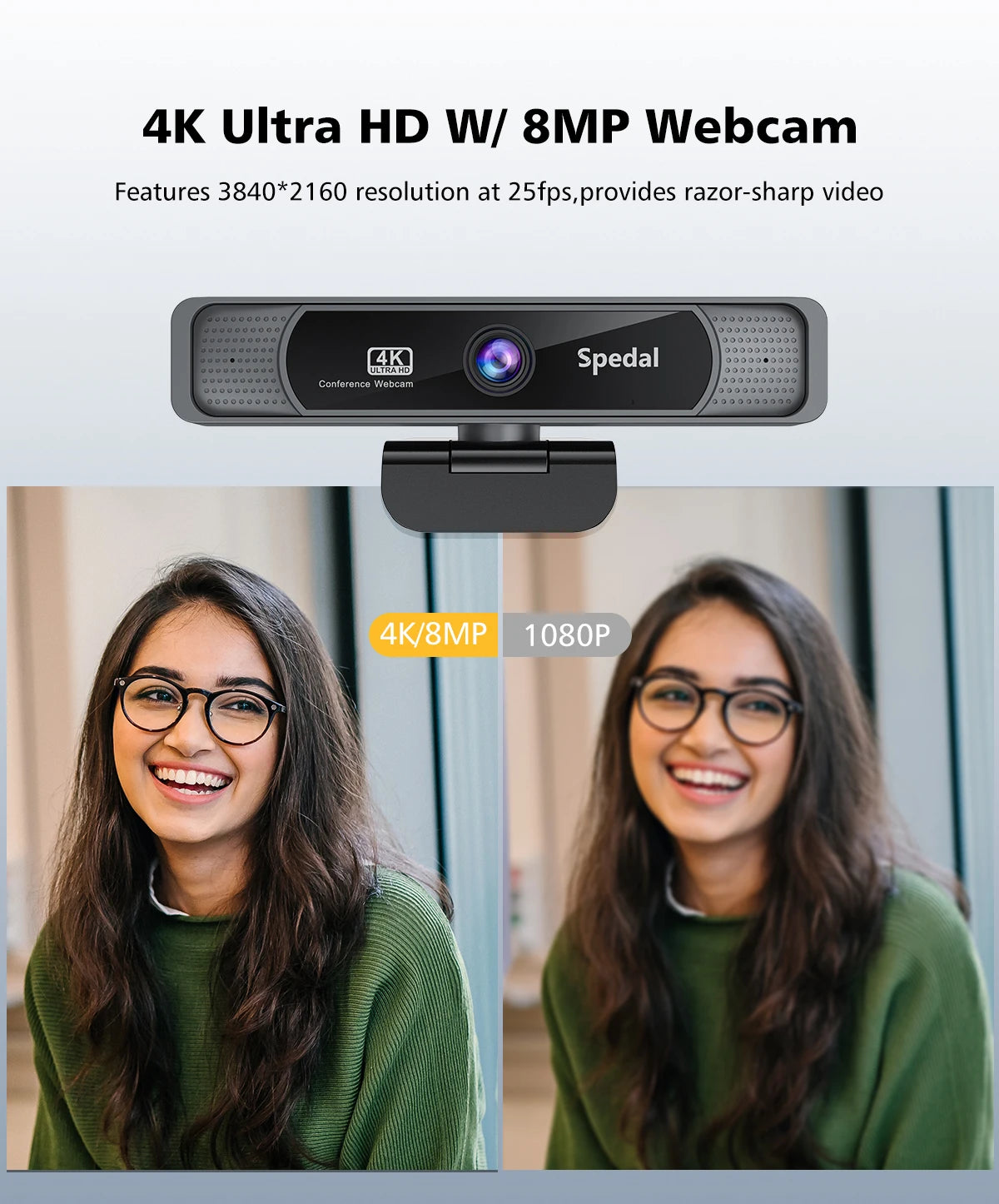 Webcam 4K Ultra HD