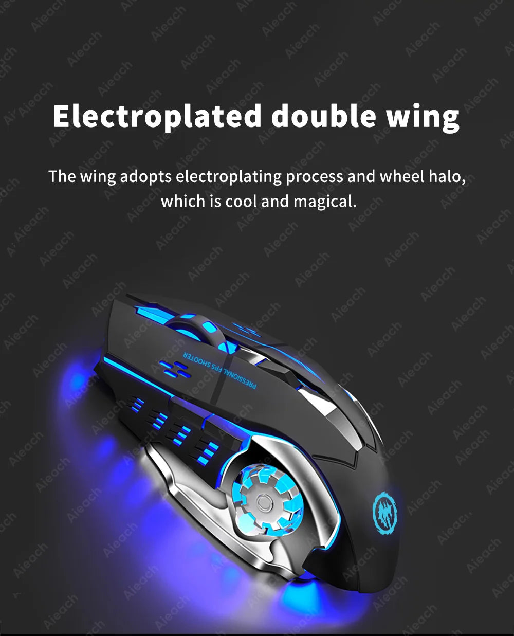 Rechargeable Wireless Mouse Gaming