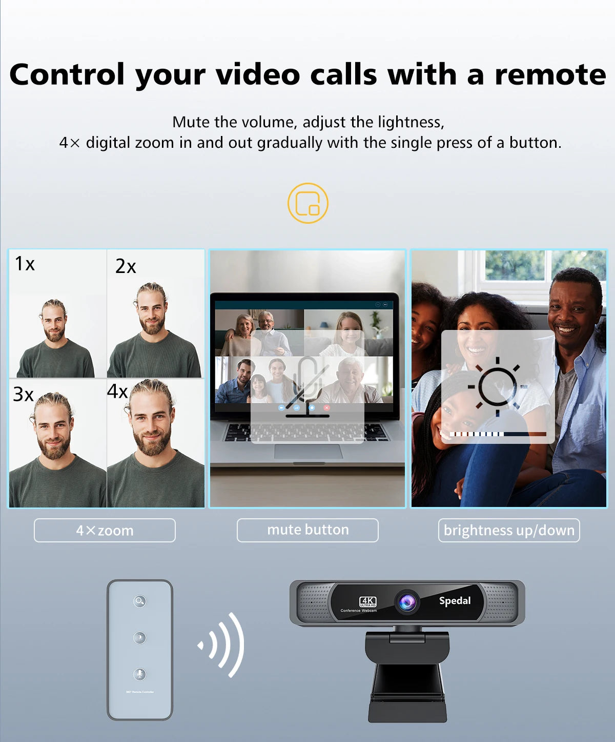 Webcam 4K Ultra HD