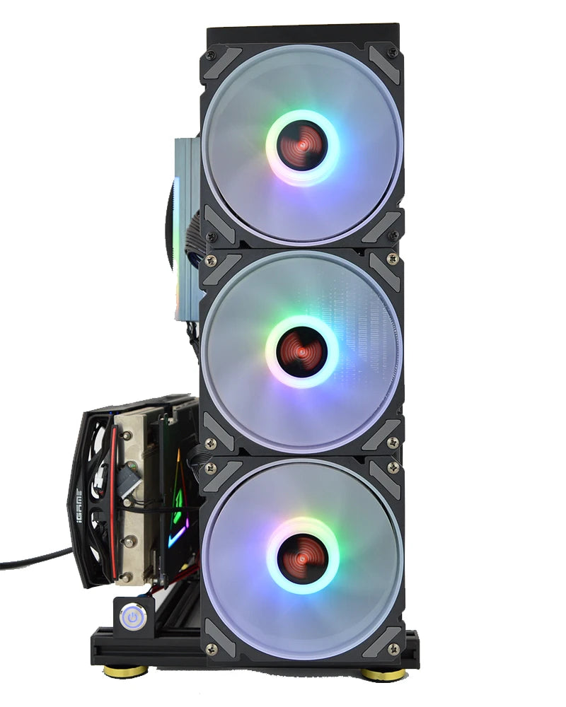 Open Frame DIY Gaming PC Case