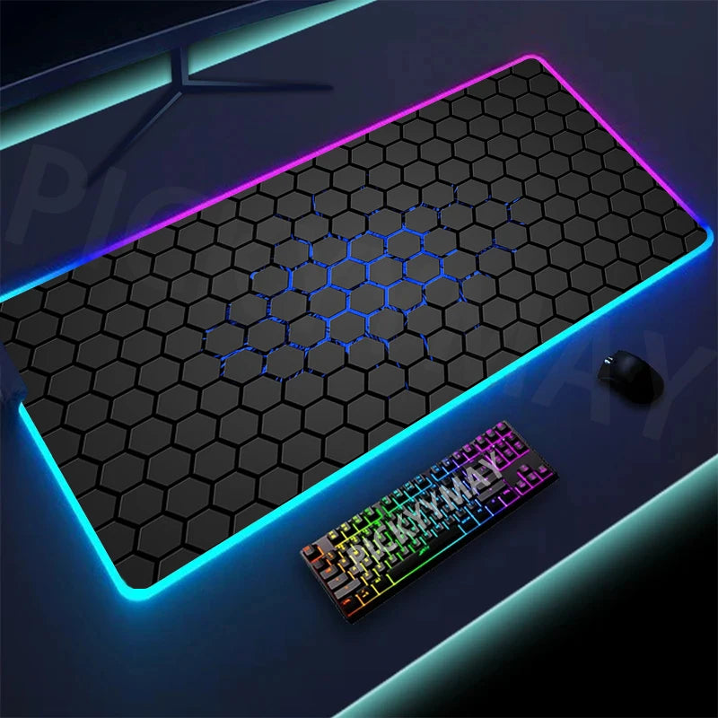 Hexagonal Large RGB Gamer Mousepad
