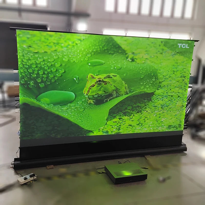 Max Electric Floor-Rising Projector Screen