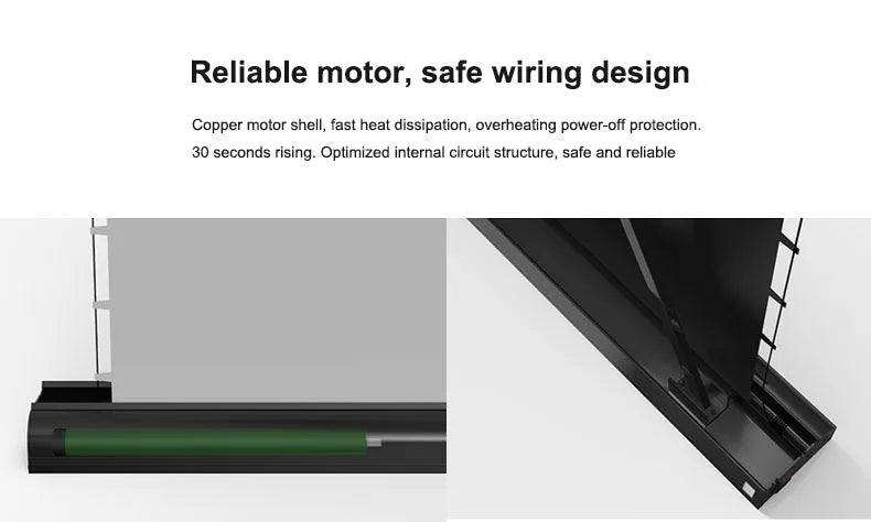 Max Electric Floor-Rising Projector Screen