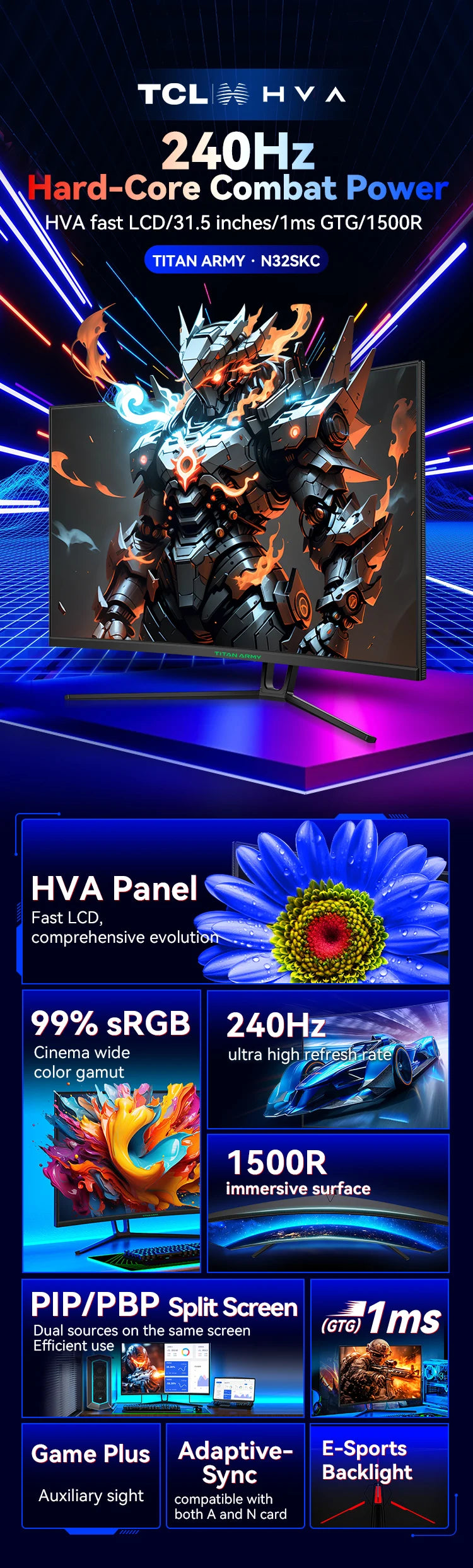 TITAN ARMY 32” – HyperArc 240