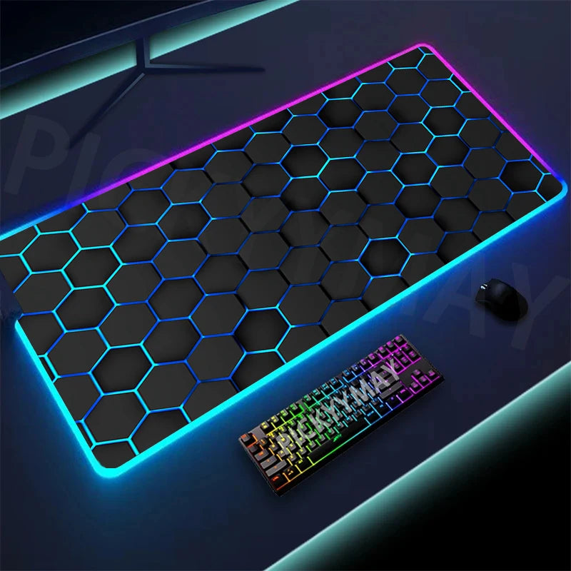 Hexagonal Large RGB Gamer Mousepad