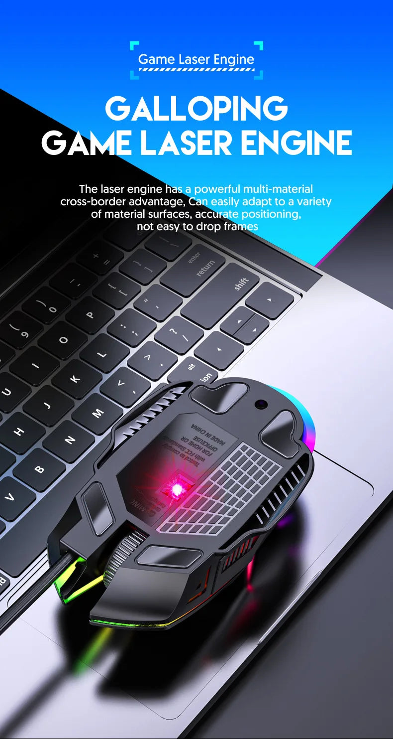Ergonomic RGB Gaming Mouse