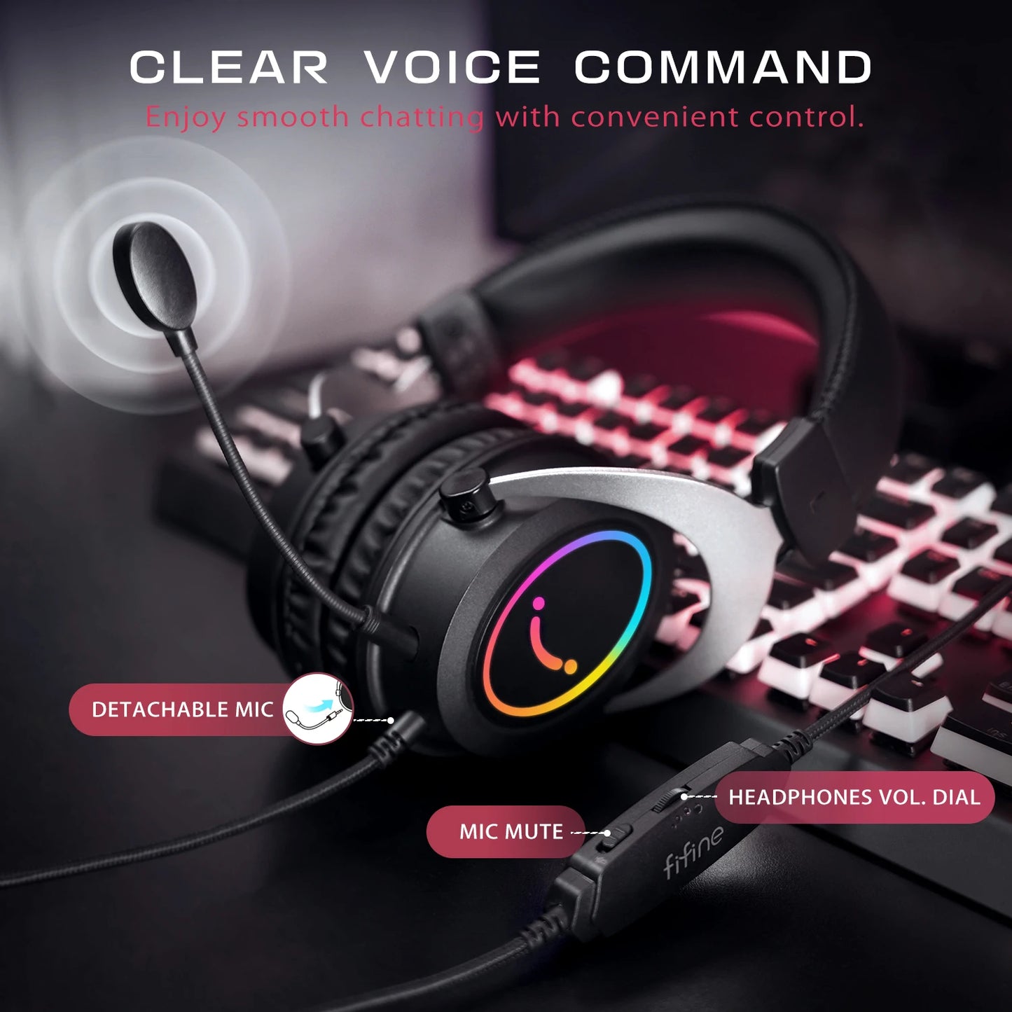 Gaming Headset RGB Set