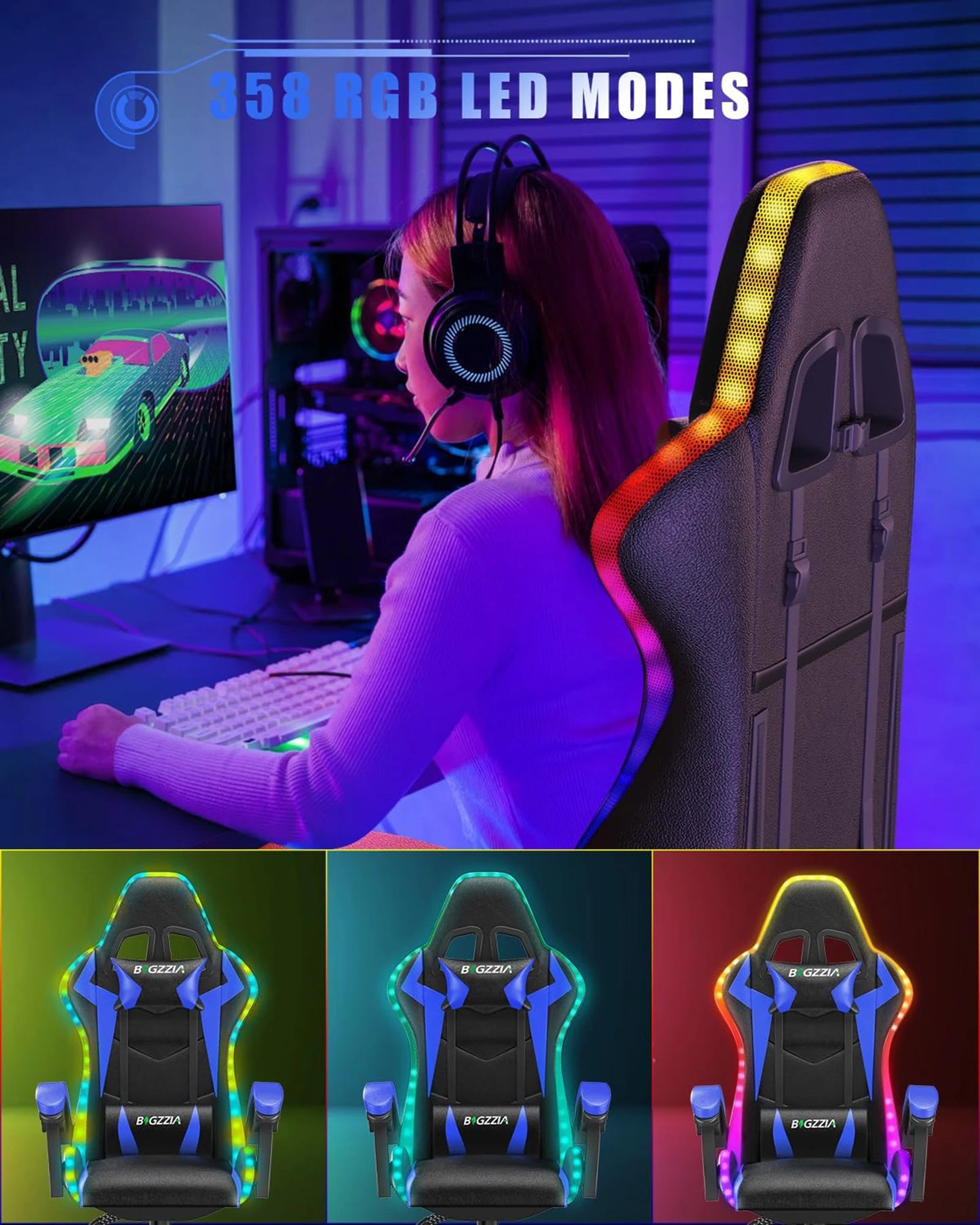 Ergonomic RGB Gaming Chair