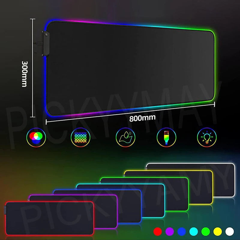 Hexagonal Large RGB Gamer Mousepad