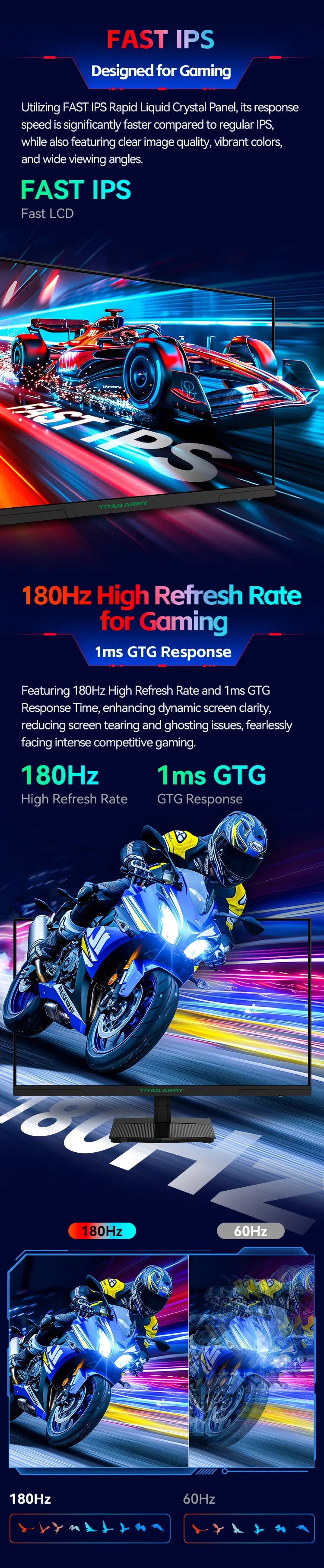 TITAN ARMY 27” 2K ProVision e180