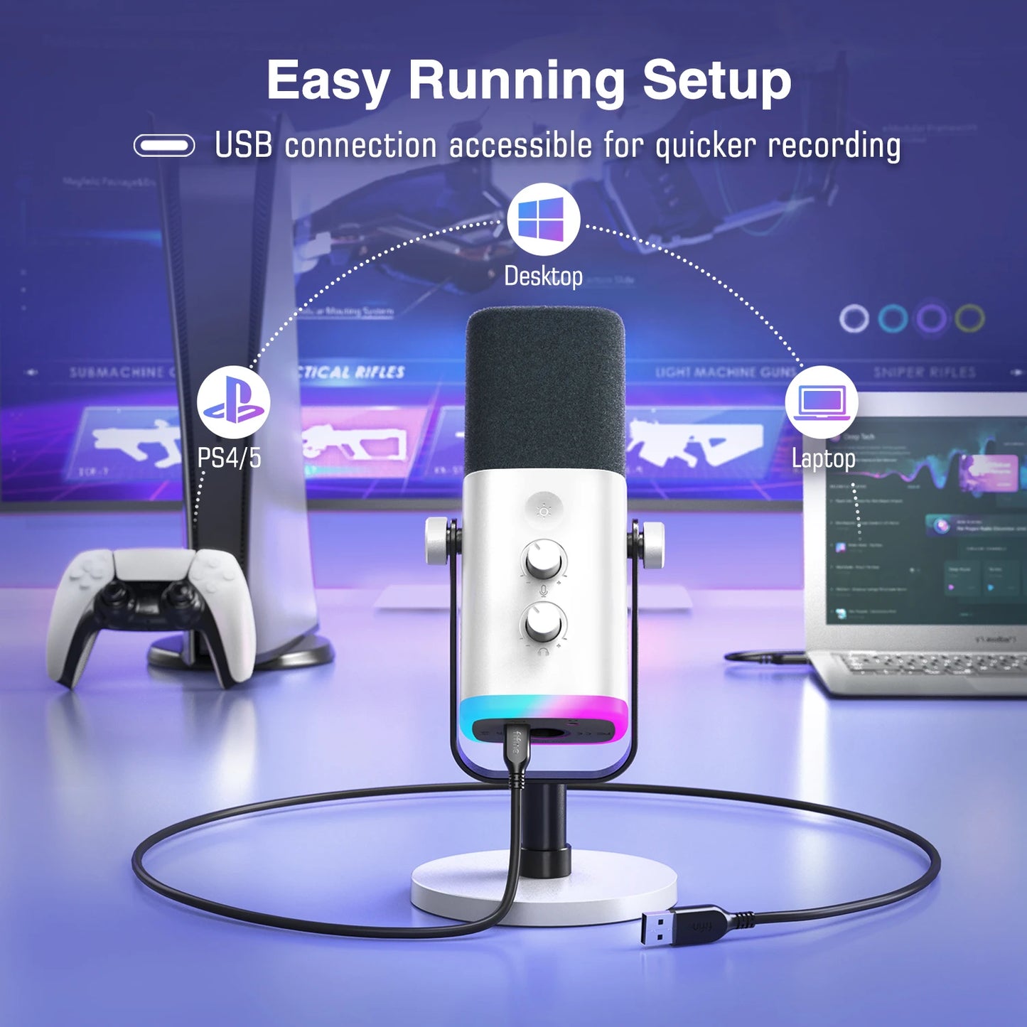 Dynamic Gaming Microphone