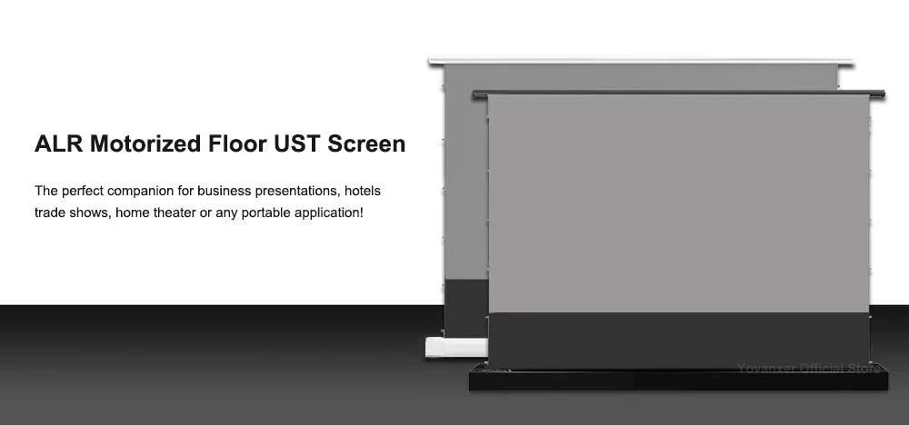Max Electric Floor-Rising Projector Screen