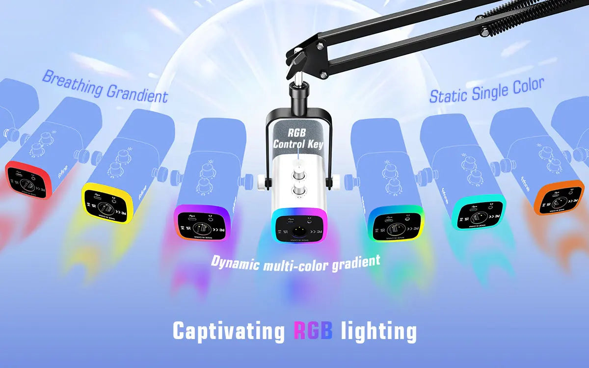 RGB USB/XLR Gaming Microphone Kit