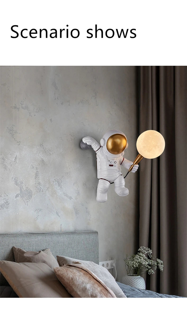 Nordic Astronaut LED Wall Lamp
