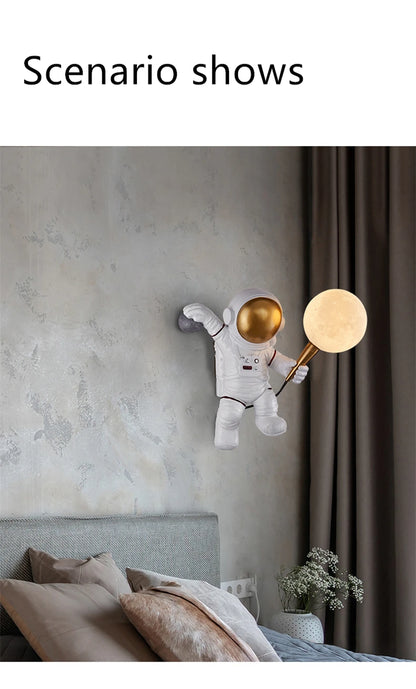 Nordic Astronaut LED Wall Lamp