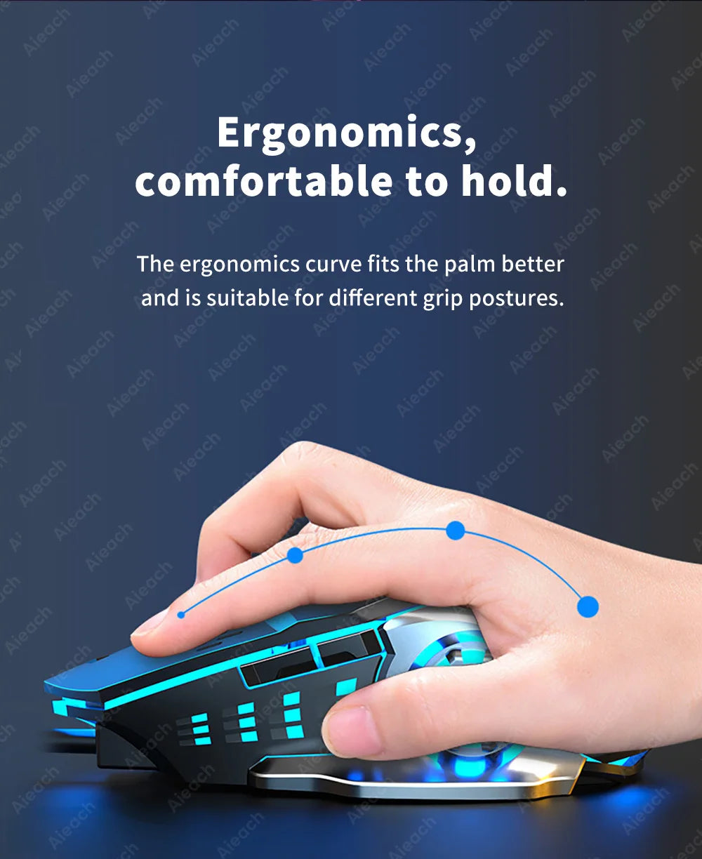 Rechargeable Wireless Mouse Gaming