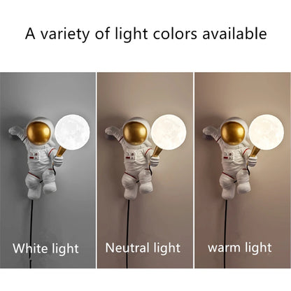 Nordic Astronaut LED Wall Lamp