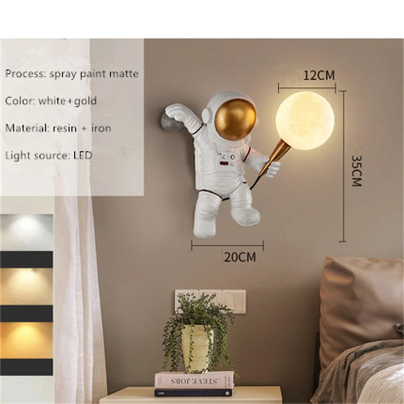 Nordic Astronaut LED Wall Lamp