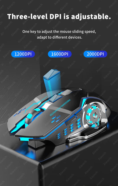 Rechargeable Wireless Mouse Gaming