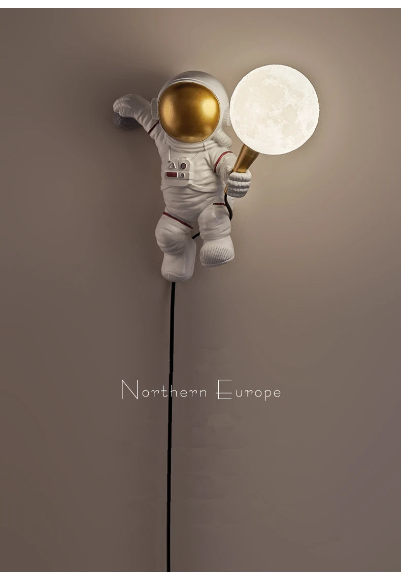 Nordic Astronaut LED Wall Lamp