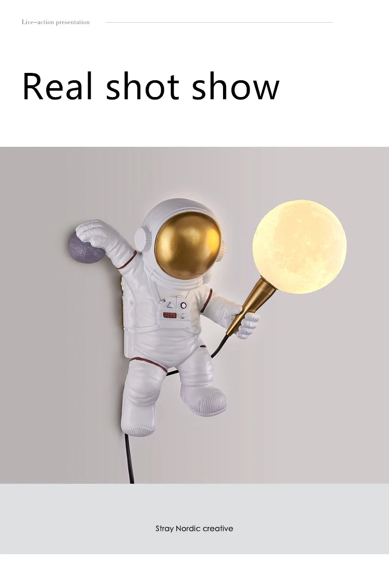 Nordic Astronaut LED Wall Lamp