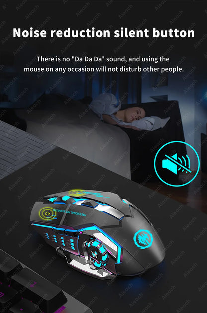 Rechargeable Wireless Mouse Gaming