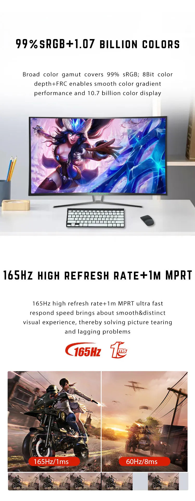 TITAN ARMY 38.5” UltraRush FHD