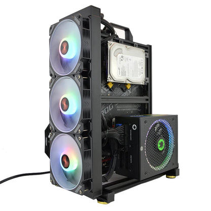 Open Frame DIY Gaming PC Case