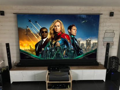 Max Electric Floor-Rising Projector Screen