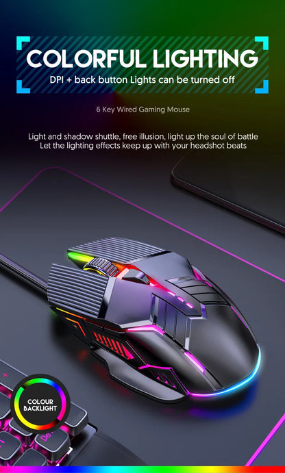 Ergonomic RGB Gaming Mouse