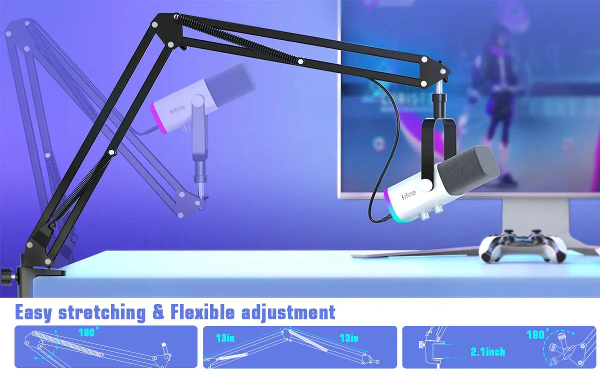 RGB USB/XLR Gaming Microphone Kit