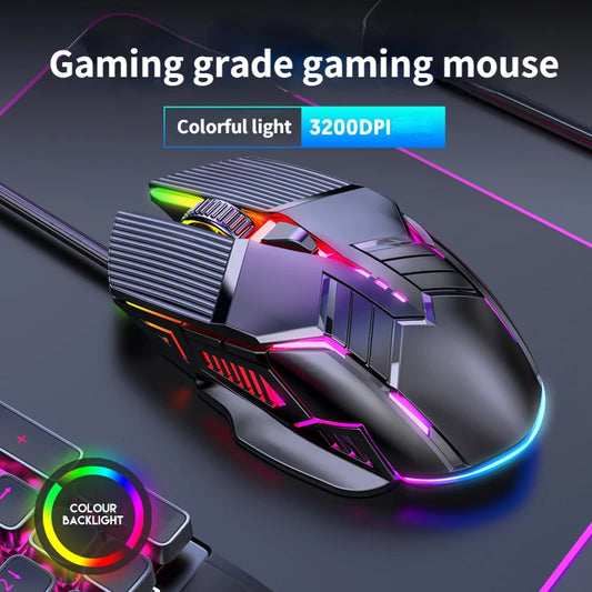 Ergonomic RGB Gaming Mouse