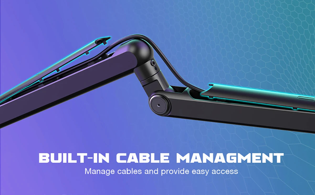 Adjustable Low-Profile Microphone Boom Arm