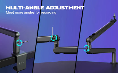 Adjustable Low-Profile Microphone Boom Arm