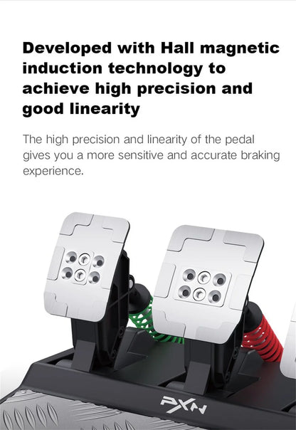 3-in-1 Racing Wheel with Force Feedback