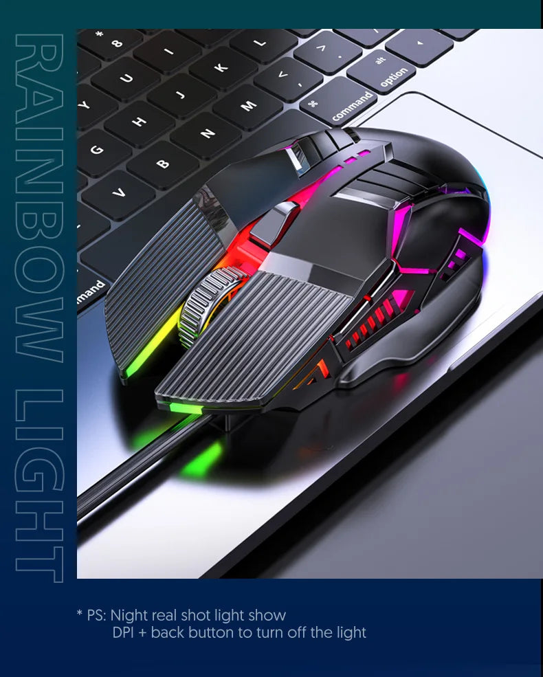 Ergonomic RGB Gaming Mouse
