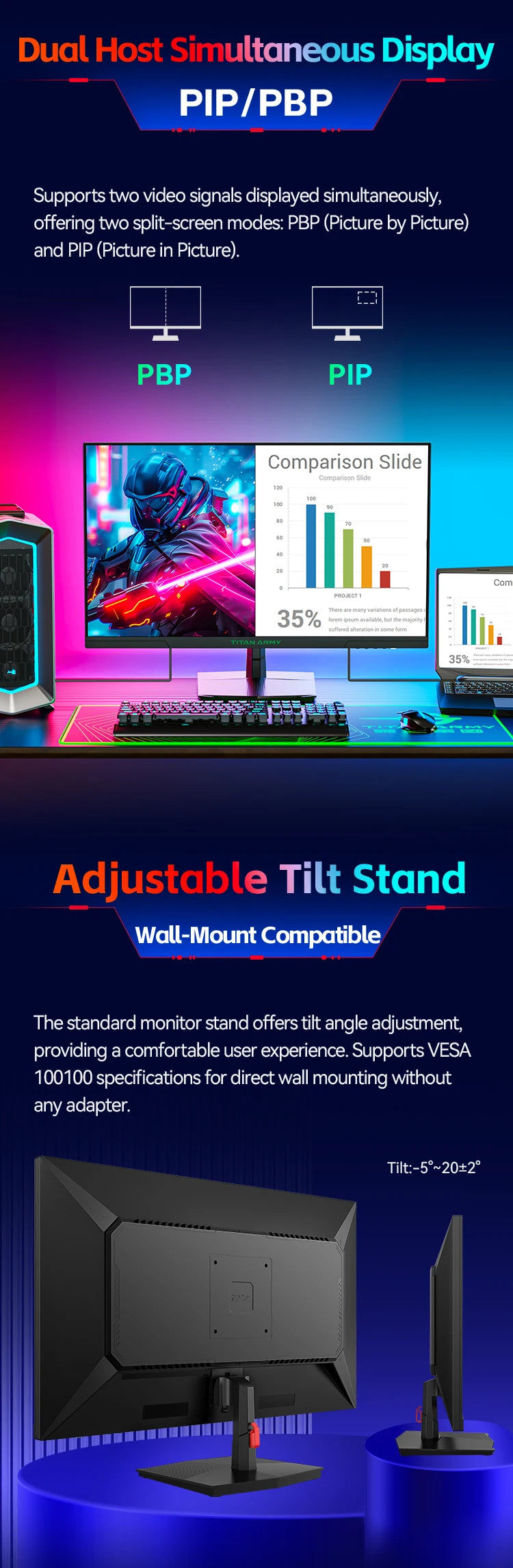 TITAN ARMY 27” 2K ProVision e180