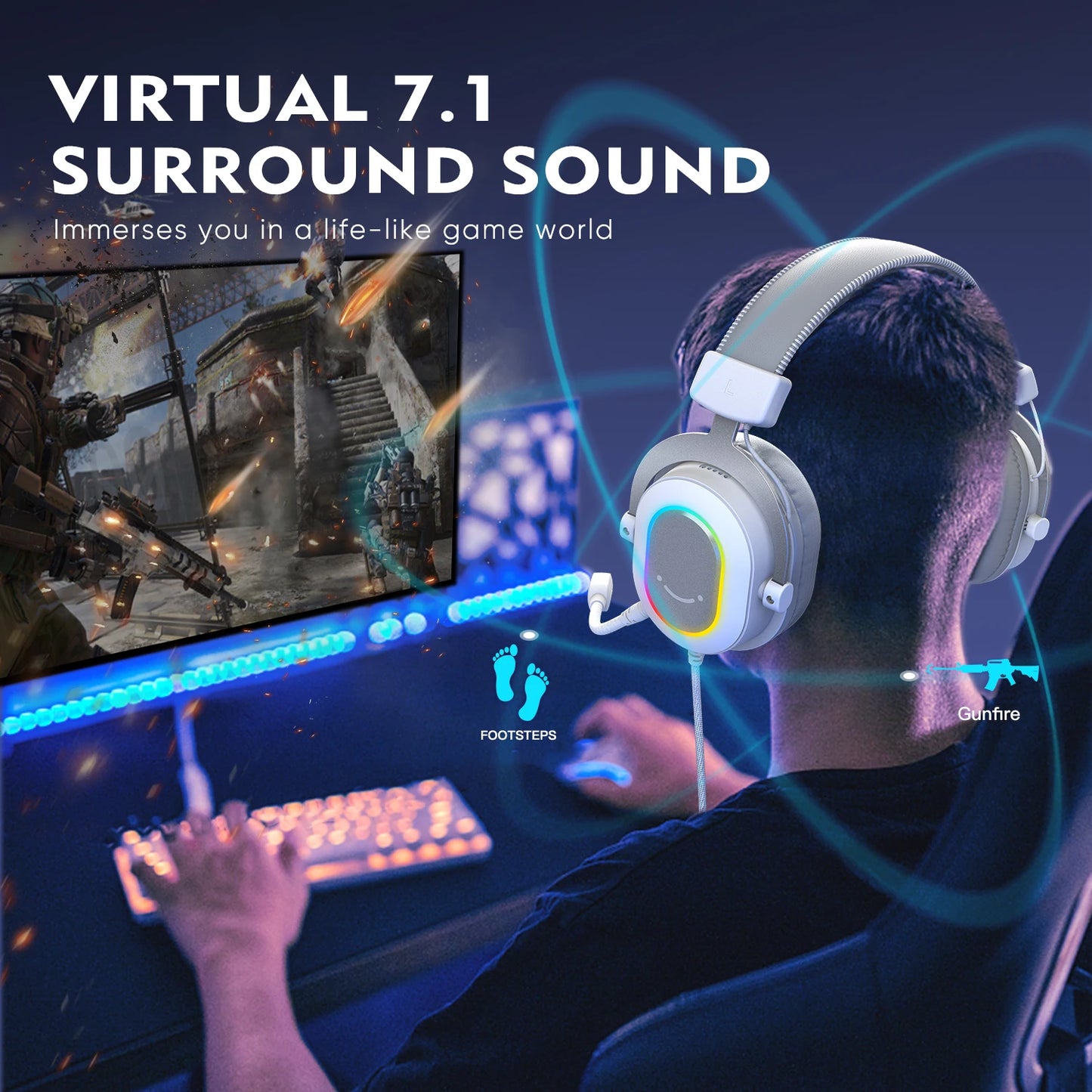 Surround Sound Gaming Headset