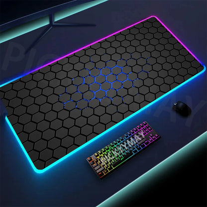 Hexagonal Large RGB Gamer Mousepad