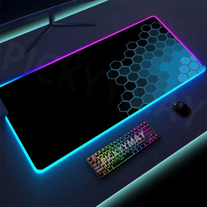 Hexagonal Large RGB Gamer Mousepad