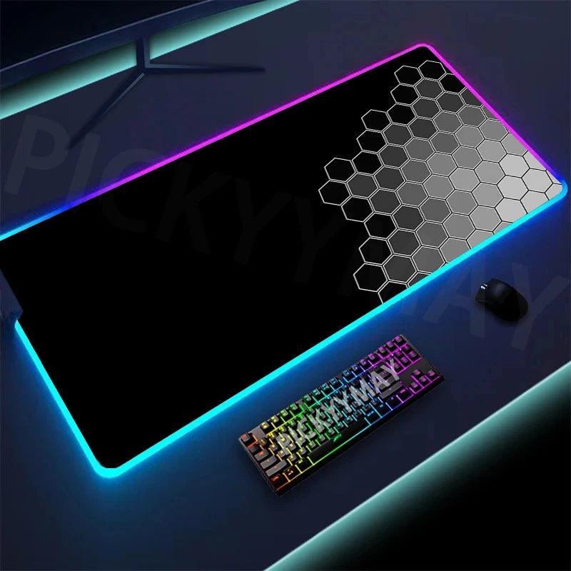 Hexagonal Large RGB Gamer Mousepad