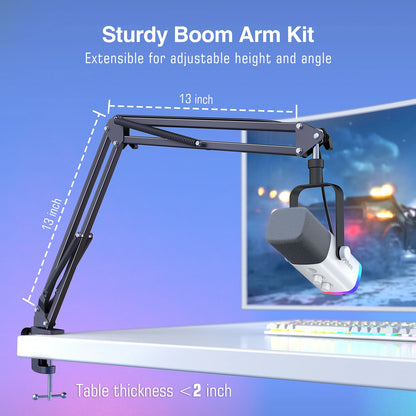 RGB USB/XLR Gaming Microphone Kit