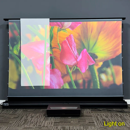 Max Electric Floor-Rising Projector Screen