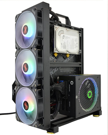 Open Frame DIY Gaming PC Case