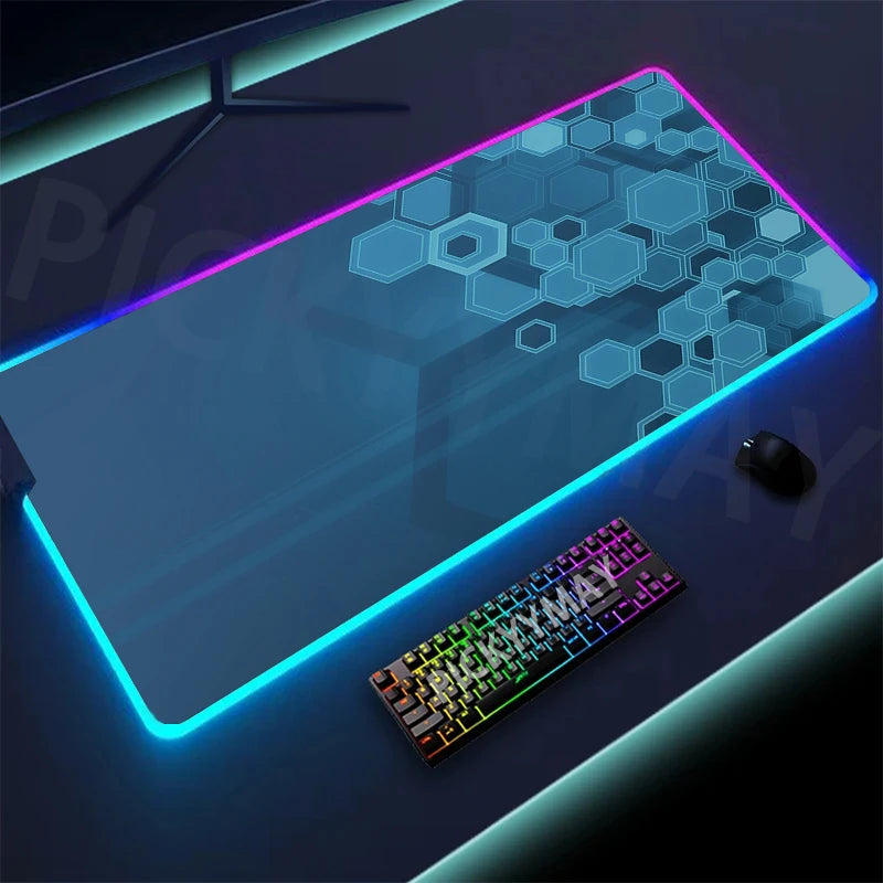 Hexagonal Large RGB Gamer Mousepad