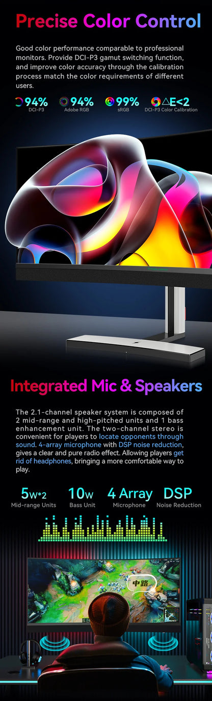 TITAN ARMY  – 34” Mini LED