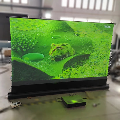 Max Electric Floor-Rising Projector Screen