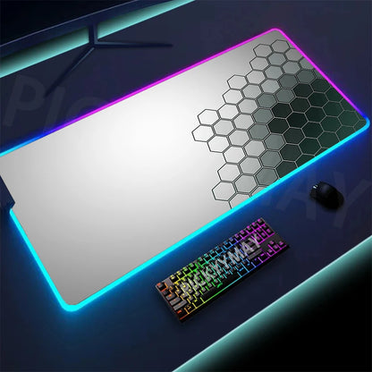Hexagonal Large RGB Gamer Mousepad