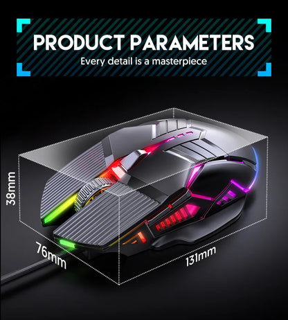 Ergonomic RGB Gaming Mouse
