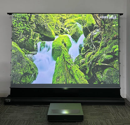 Max Electric Floor-Rising Projector Screen
